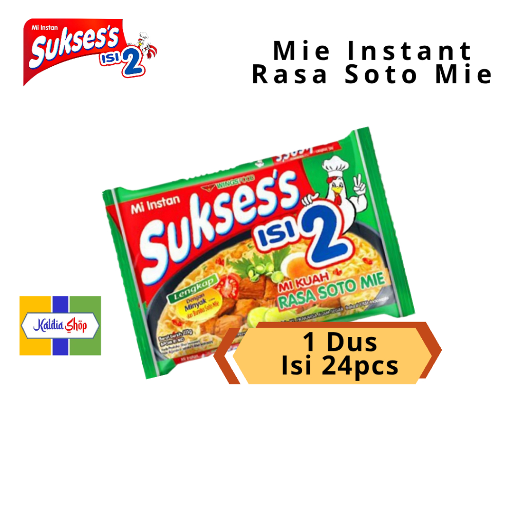 

Mie Sukses's Isi 2 Rasa Soto Mie 111gr x 24