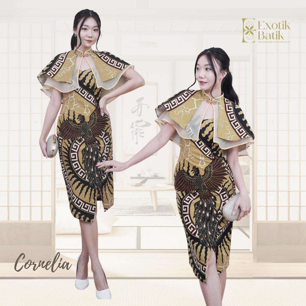 Cornelia Batik Dress/Batik Couple Set/Batik Lamaran/Batik Kondangan/Batik Pesta/Batik Wisuda/Batik C