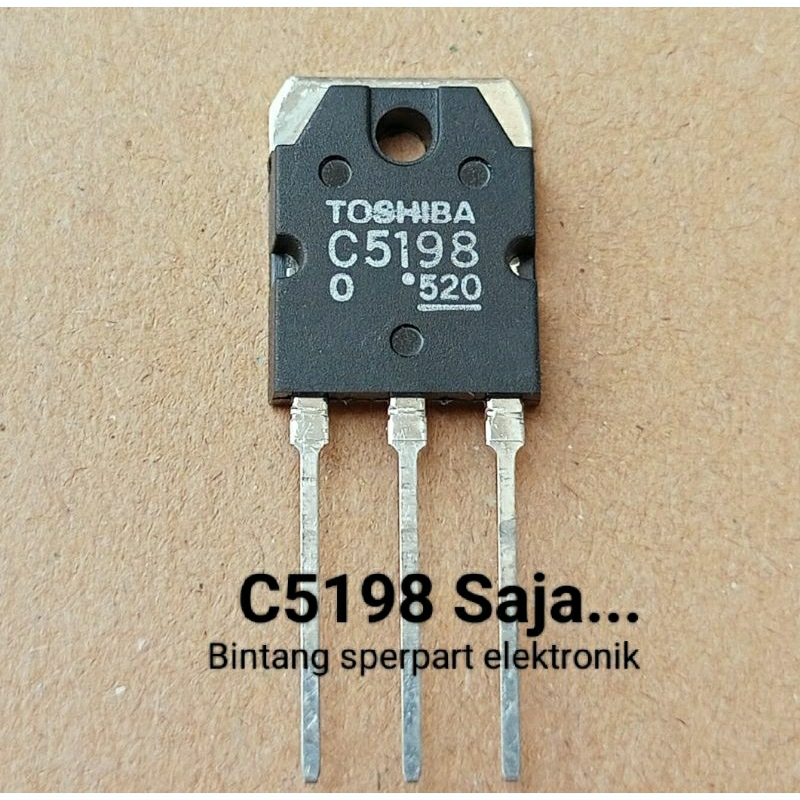 TRANSISTOR C5198 ( C5198 nya saja ) TRANSISTOR 2SC5198 C 5198