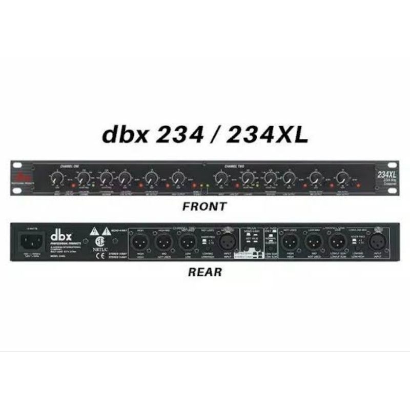 Crossover Aktif DBX 234XL