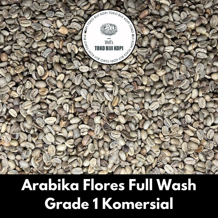 

Green Bean Kopi Arabika Flores Bajawa Full Wash Grade 1 Komersial - 1 kg
