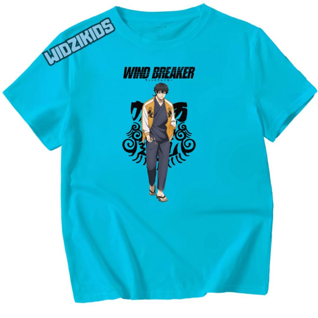 Baju Distro Anak Unisex Gambar Anime WIND BREAKER TOGAME JO
