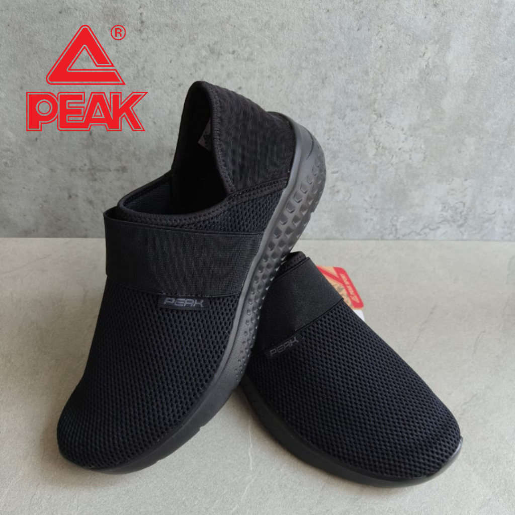 Sepatu slip on PEAK MEN EW02451E Black