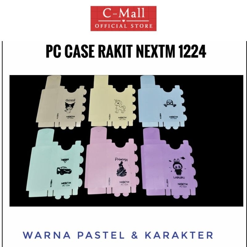 

C-MALL Tempat Pensil nextm rakit / lipat sendiri warna pastel