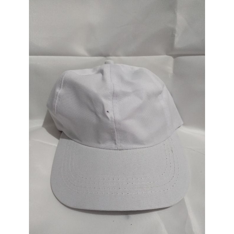 Topi baseball dewasa pria wanita polos putih