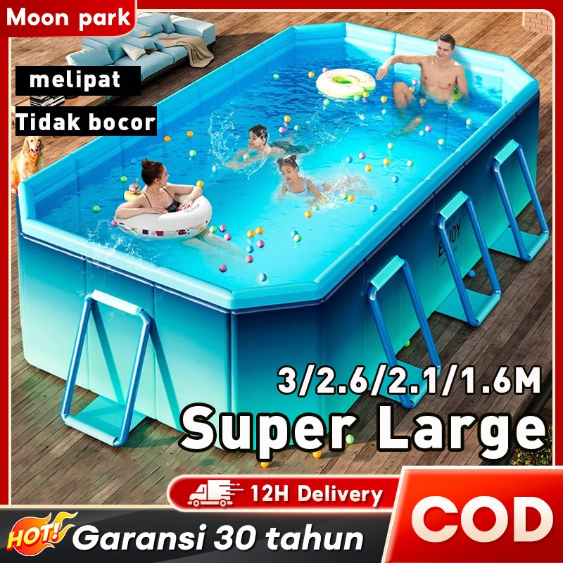 Reday stock Kolam renang anak jumbo berkualitas tinggi untuk 1-10 anak Kolam renang