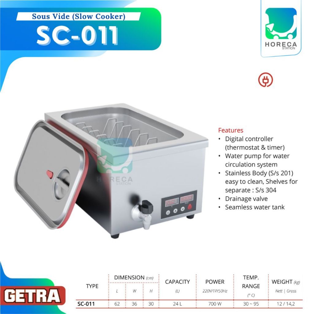 Getra SC-011 Sous Vide Slow Cooker
