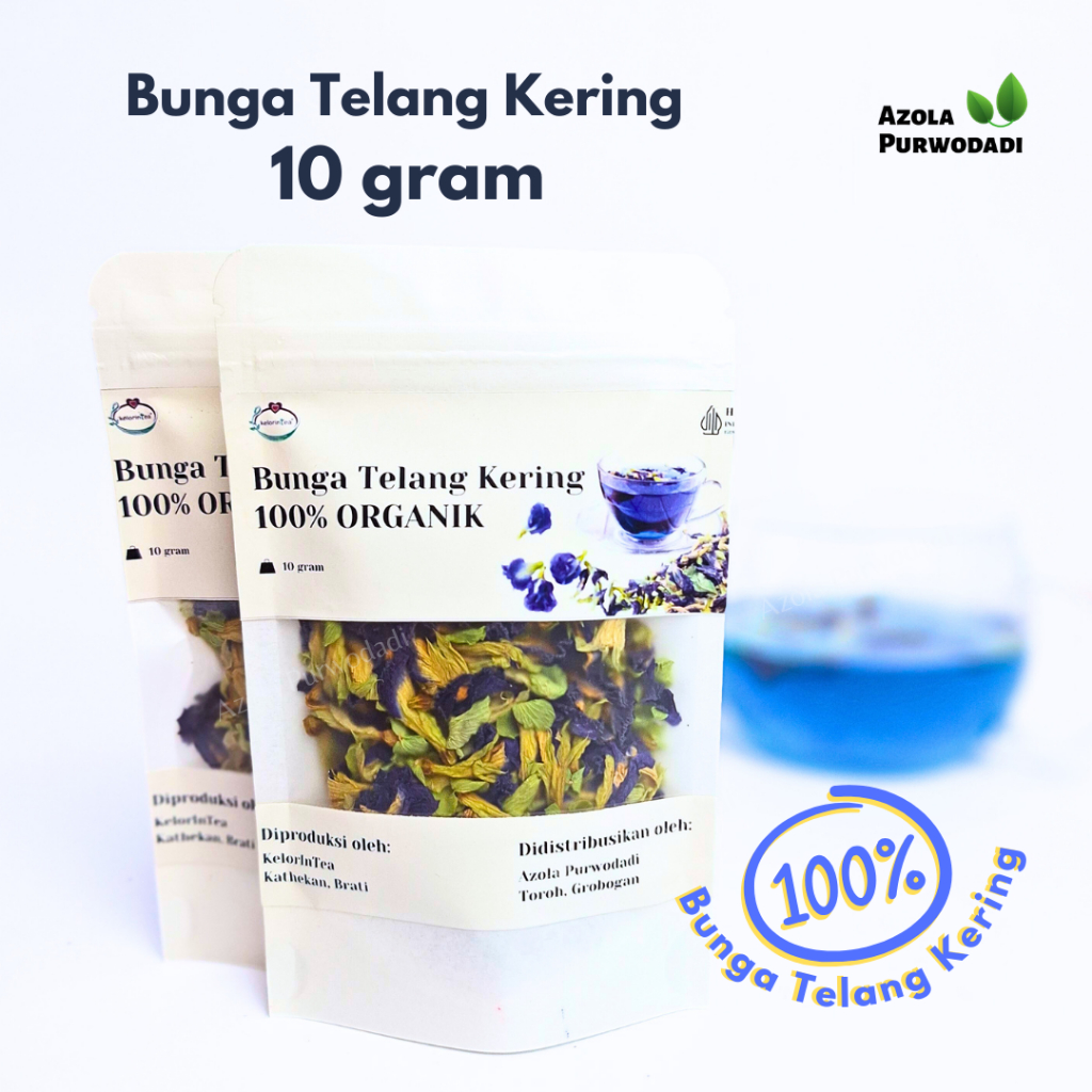 

Bunga Telang Kering (Butterfly Pea) untuk Teh Herbal 10 gram