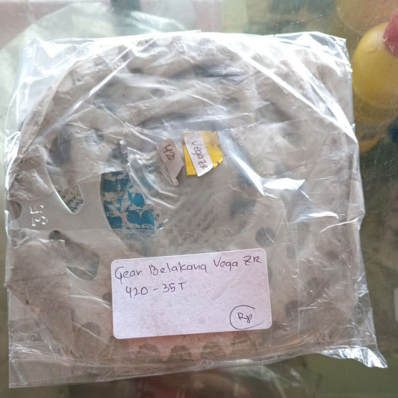 GEAR BELAKANG VEGA ZR 420-35T MERK TAJIMA, BARANG BARU STOK LAMA