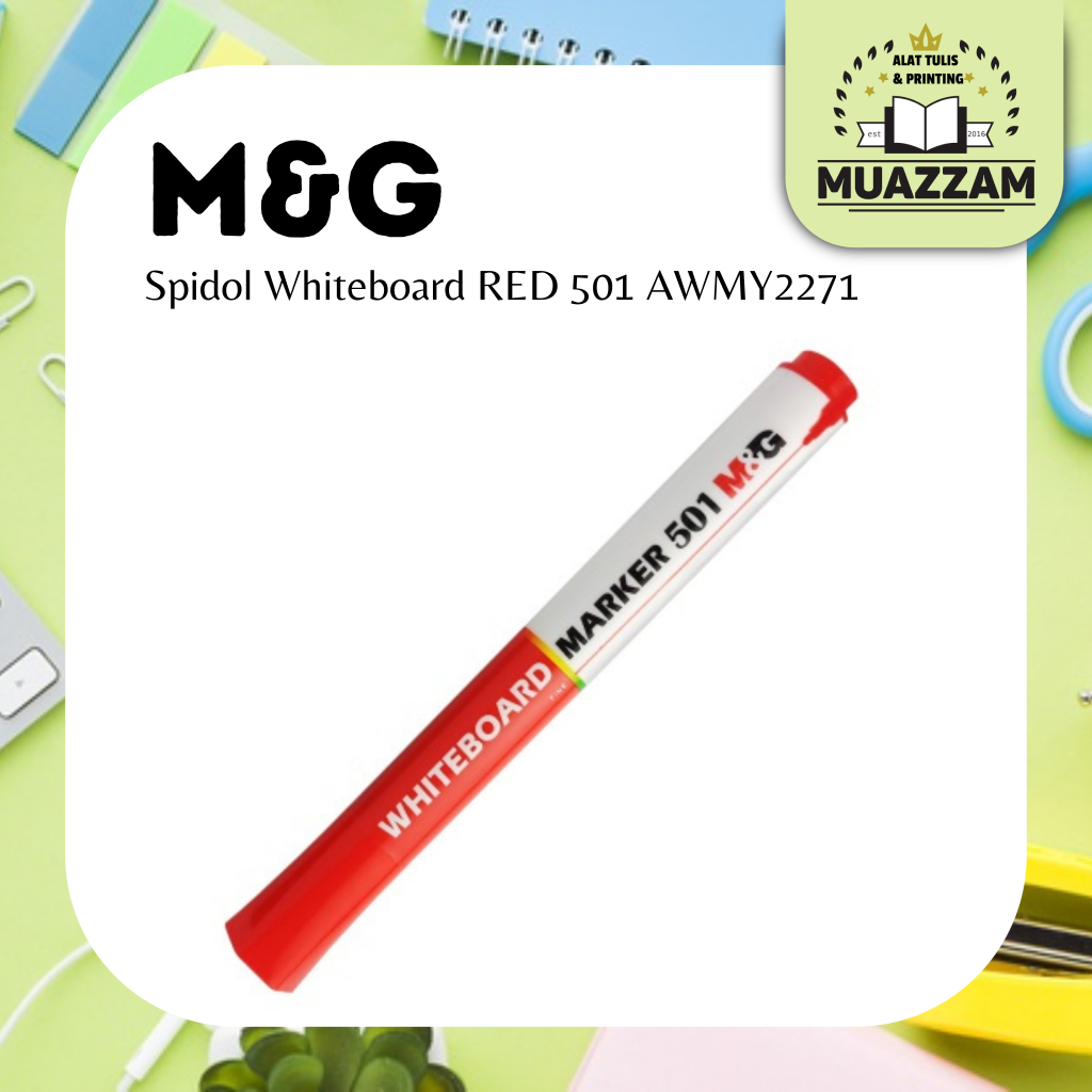 

M&G Spidol Whiteboard RED 501 AWMY2271