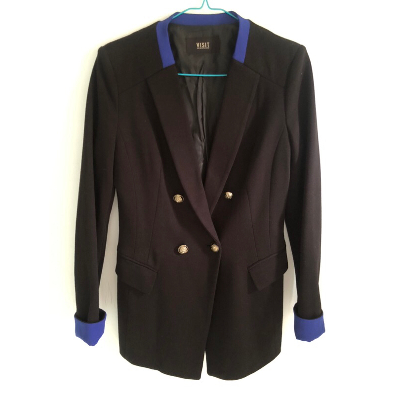 blazer hitam blazer balmain hitam