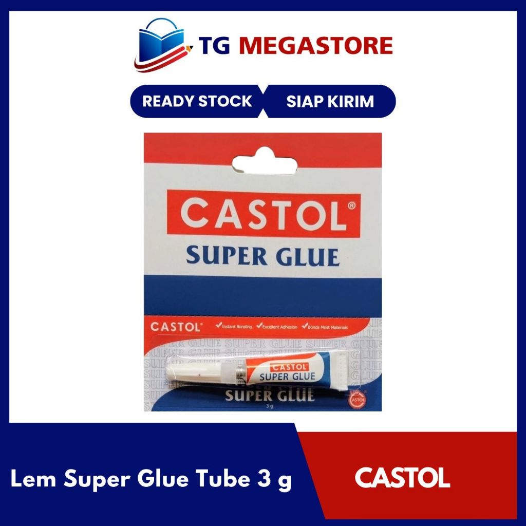 

Lem Castol Super Glue Tube 3 g