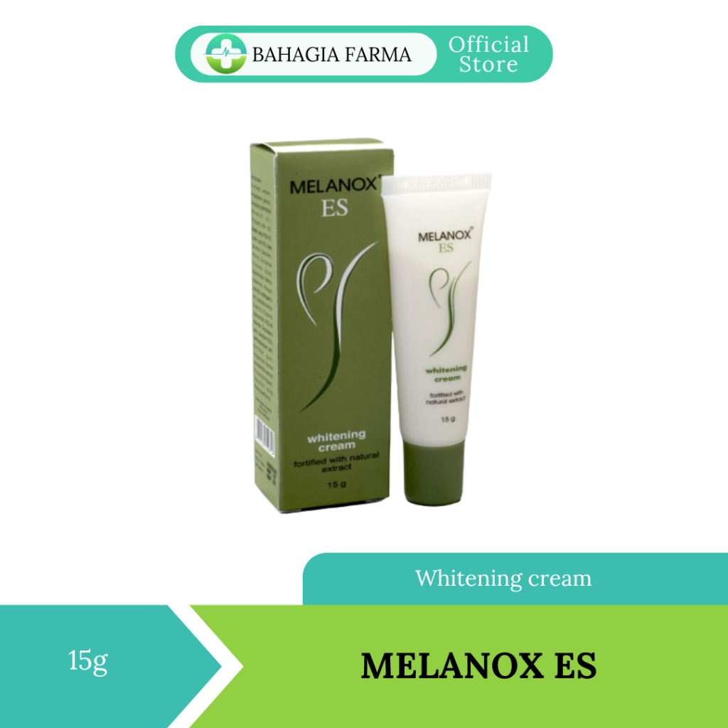 Melanox ES Cream 15gr | Pelembap Untuk Menyamarkan Noda/flek Hitam di Wajah