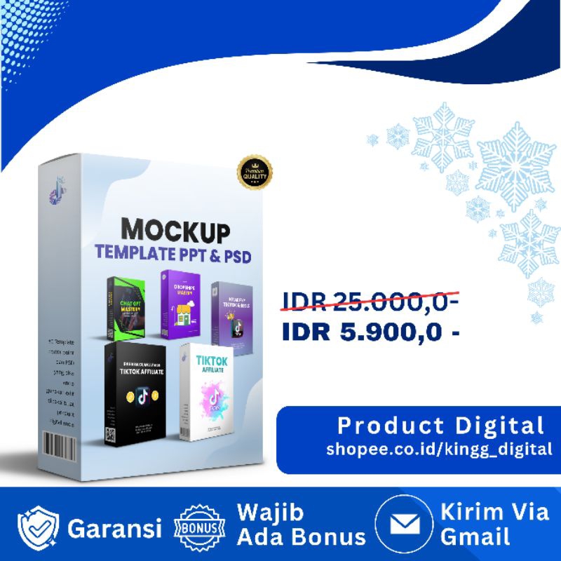 Easy 3D Cover Template | Bonus Ekslusif