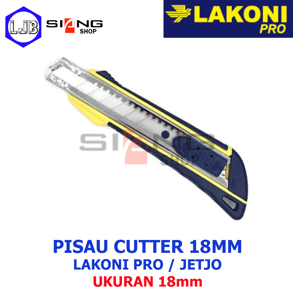 

Pisau Cutter 18mm JETJO / LAKONI PRO