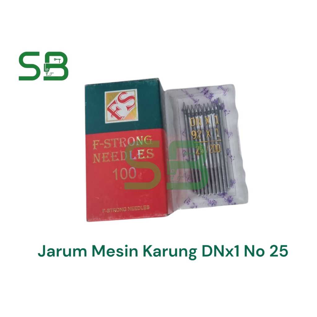 Jarum Mesin Jahit Karung F Strong DNx1 No 25 dan Flying Tiger GK-9 230/26 Mesin Karung NP7A/GK-9