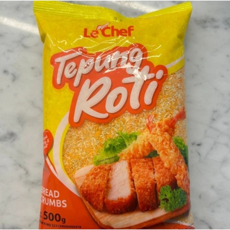 

Le Chef Tepung Roti Breadcrumbs MIX Kuning Putih Campur 500gr