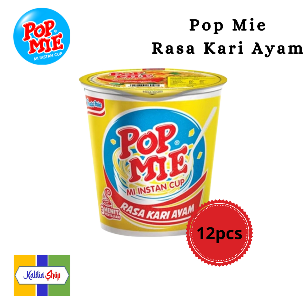 

Mie Pop Mie Rasa Kari Ayam 80gr x 12