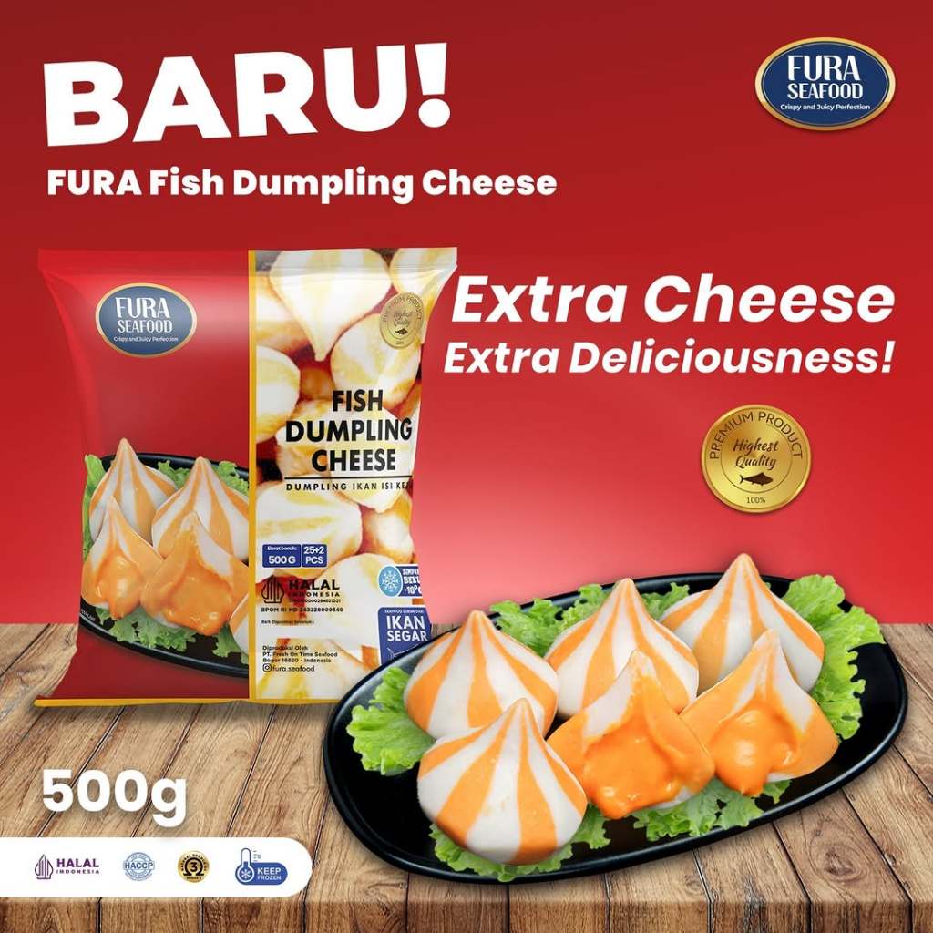

Fura Seafood Fish Dumpling Cheese 500gr