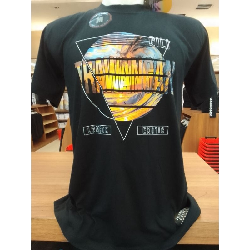 KAOS LOMBOK EXOTIC - HITAM GILI TRAWANGAN