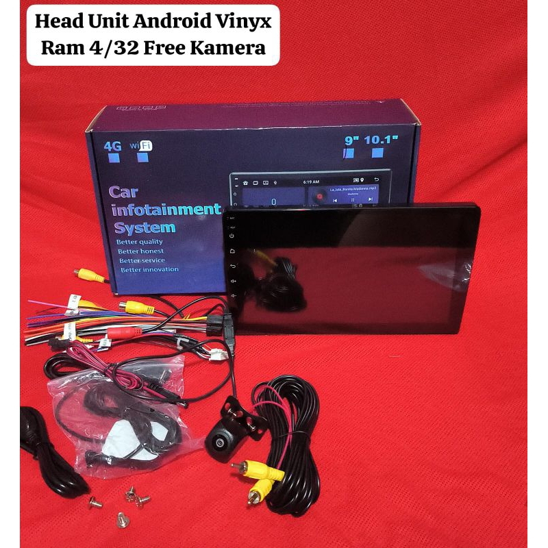 Head unit Android Vinyx 9" Ram 4/32 GB