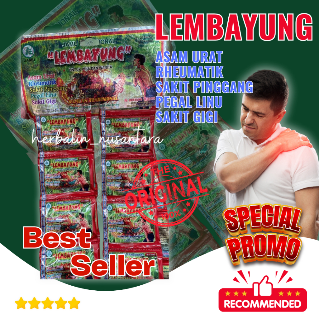 

Lembayung Kapsul Asam Urat 20 Sachet Original 100% Asli