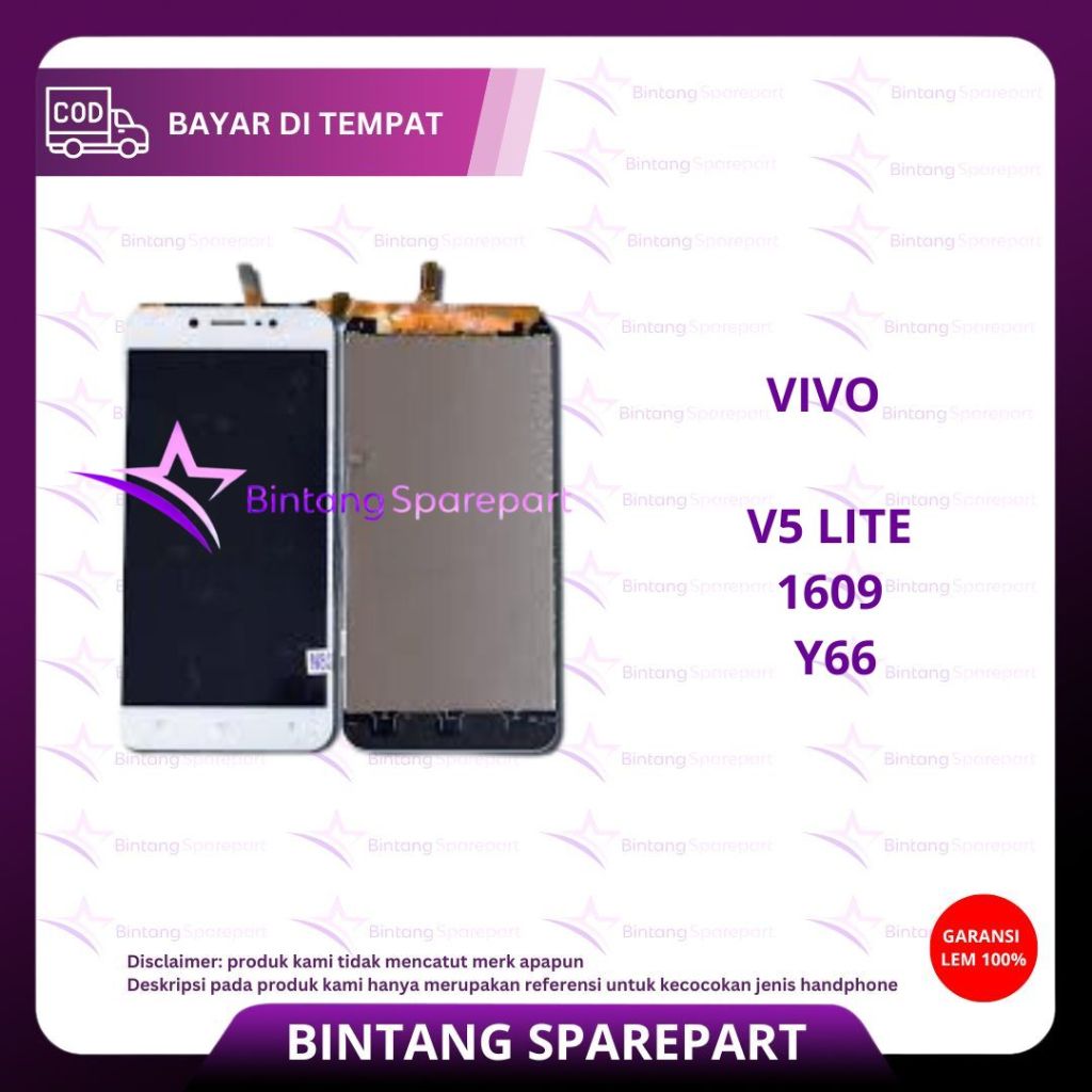 LCD TOUCHSCREEN VIVO V5 LITE / 1609 / Y66