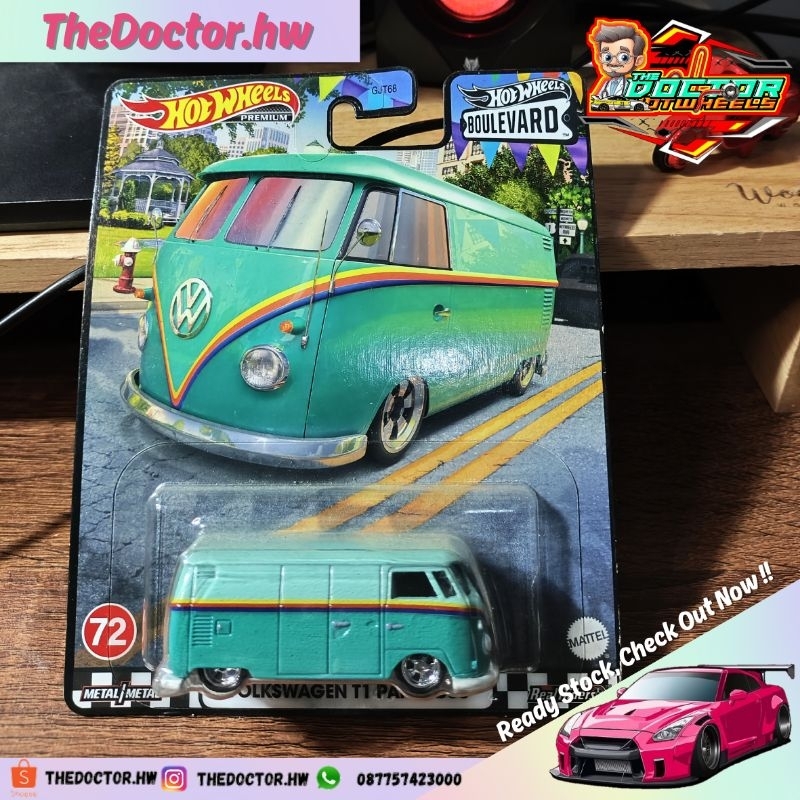 Hotwheels Volkswagen T1 Panel Bus Boulevard