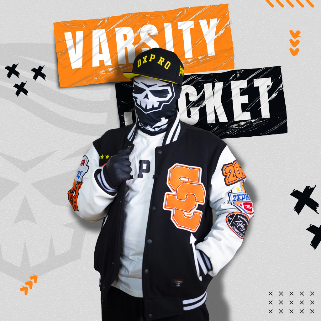 VARSITY FULL BORDIR HUSTLE 88