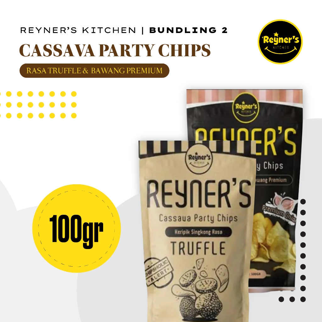 

Reyner's Bundling 2 (Onion Cassava Chips and Truffle Crispy Cassava Chips)