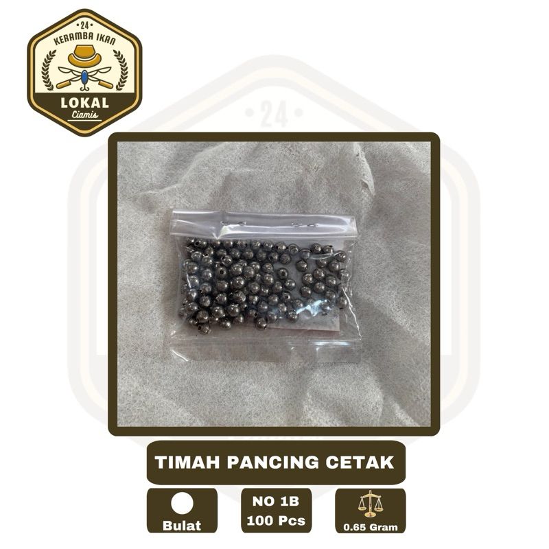 Timah pancing Bandul Kerucut no 0B Isi 100pcs  | Pancing Timah Mancing Laut - Timah Pemberat Pancing