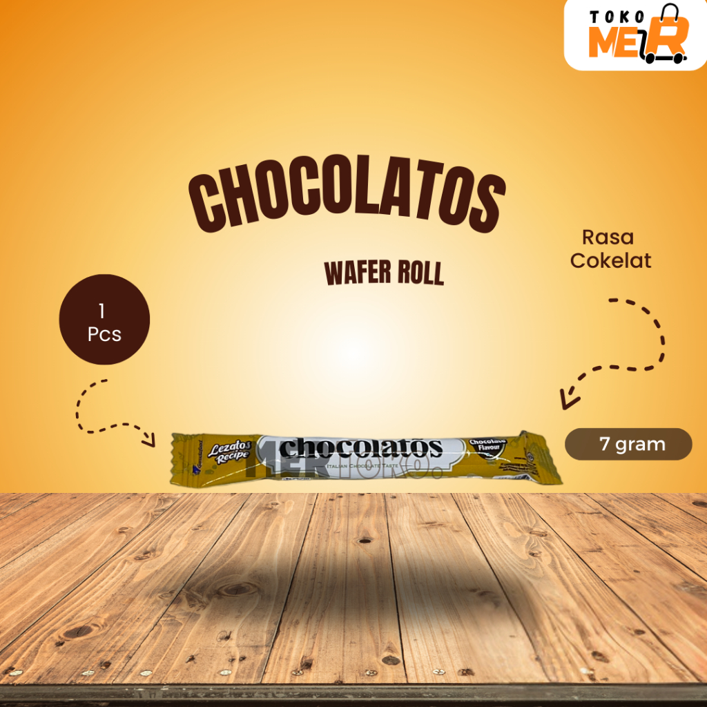 

Chocolatos Wafer Roll Ecer 7 gr