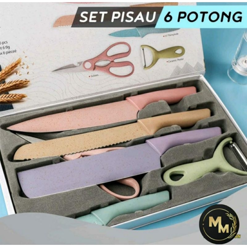 Pisau Set (Corrugated Kitchen Knife)