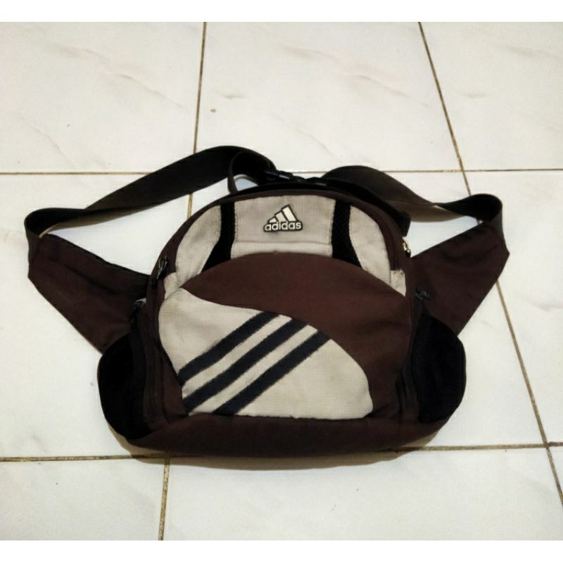 waistbag / Tas pinggang Adidas three strip second