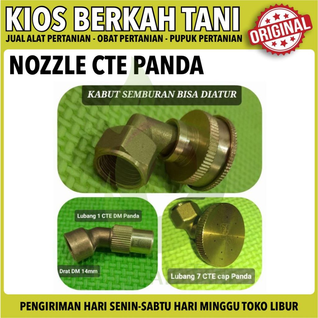 Spuyer Kabut lubang 4 dan 7 Drat 14mm Nozzle CTE Tangki Sprayer Elektrik Manual TU26 Chota Panda Tat
