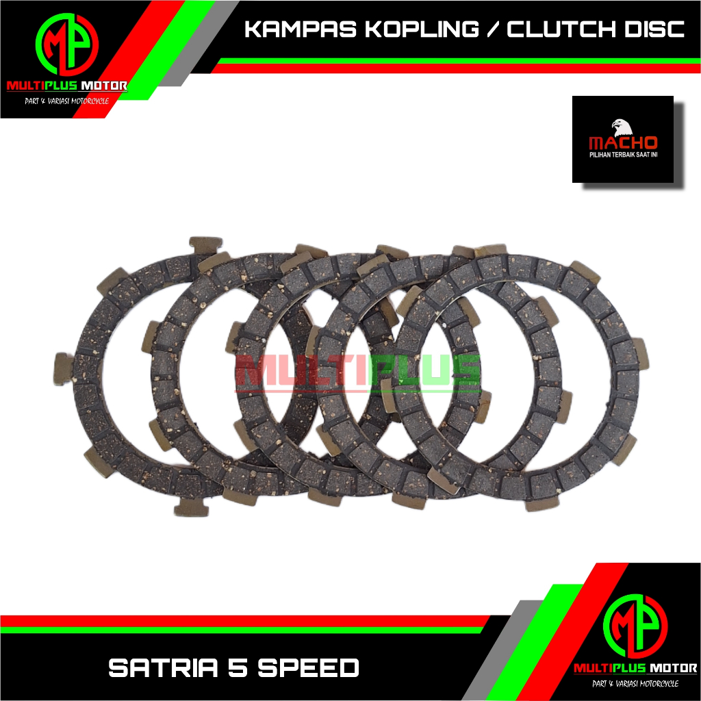 Kampas kopling Plat kopling SATRIA 2T 5SPEED,SATRIA 2 TAK 5SPEED,SATRIA 2TAK 5S