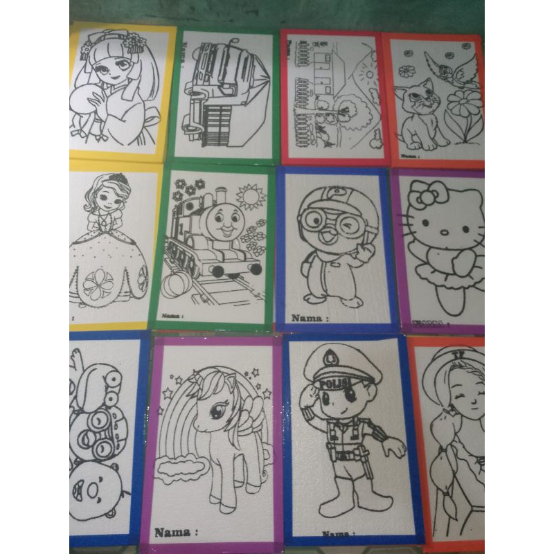 

Dahsyat paket usaha 100 pics /STYROFOAM lukis/lukisan STYROFOAM/