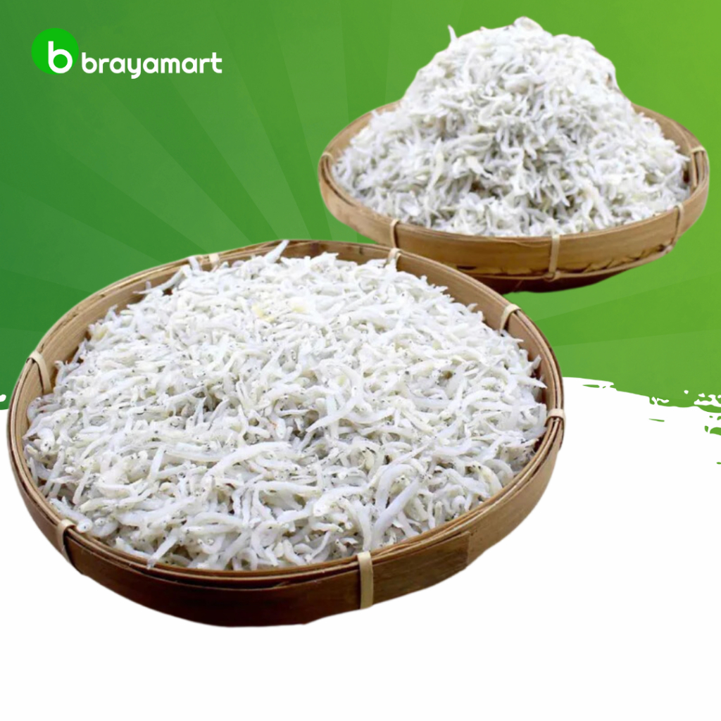 

Ikan teri nasi 100 gram Brayamart