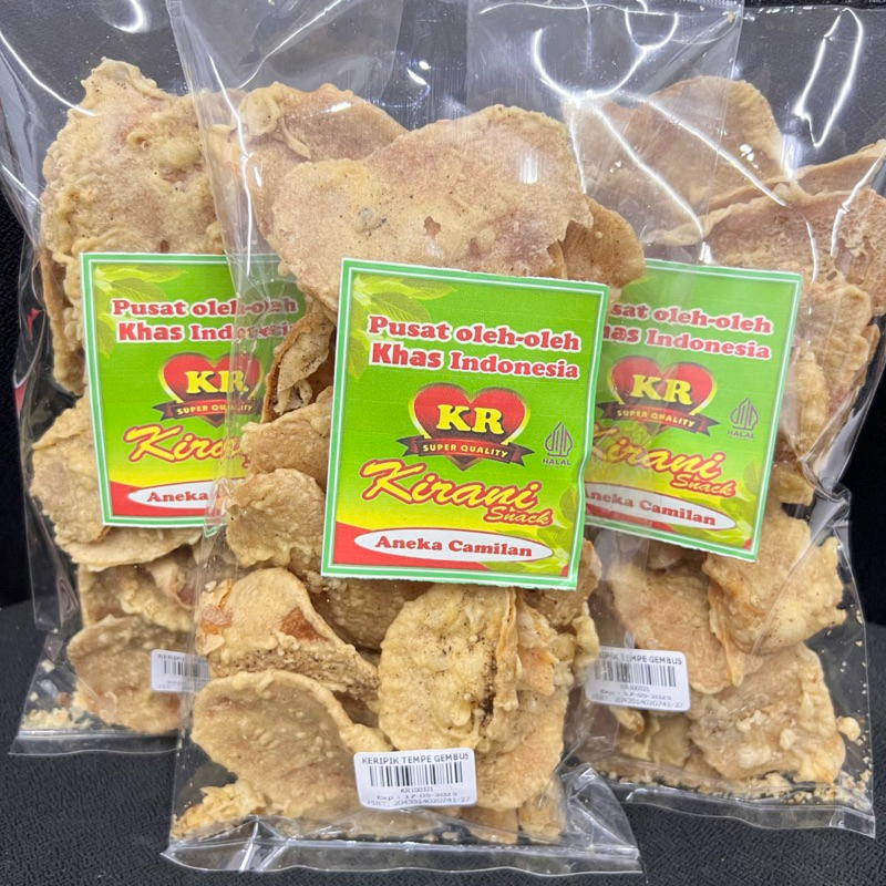 

KERIPIK TEMPE GEMBUS GORENG TEPUNG GURIH DAN RENYAH