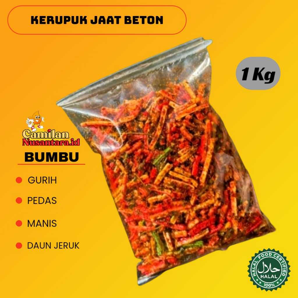 

Seblak Kerupuk Jaat Beton Bumbu Gurih Pedas / Kerupuk Jaat Kriuk