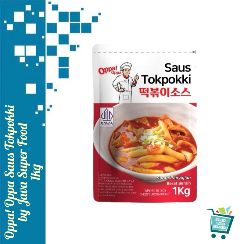 

Saus Tokpokki Topokki Tteokbokki Tteokpokki Ttokpokki/ Tokpokki Sauce Oppa Oppa Java Super Food 1kg