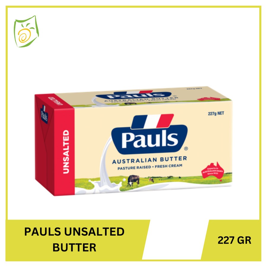 

Pauls Australian Butter Unsalted 227g