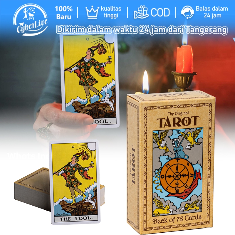 The Original Tarot Cards Deck Kartu Rider Waite 78 Cards