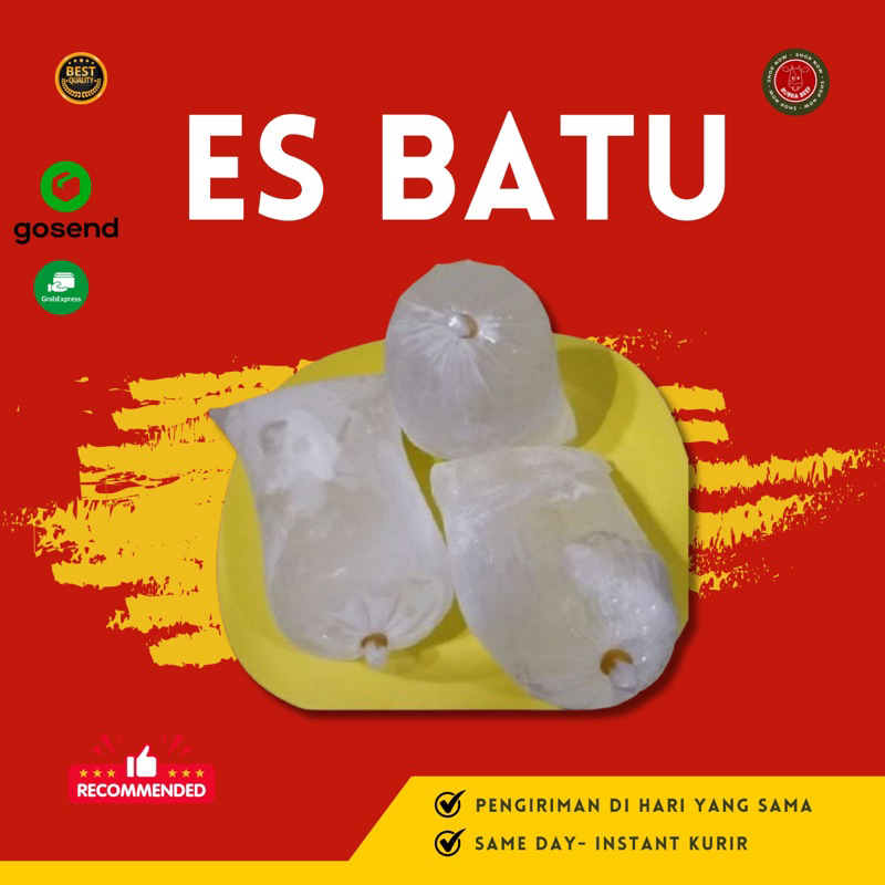 

(HANYA INSTAN) Es Batu/Es Batu biasa/Es Batu Minuman