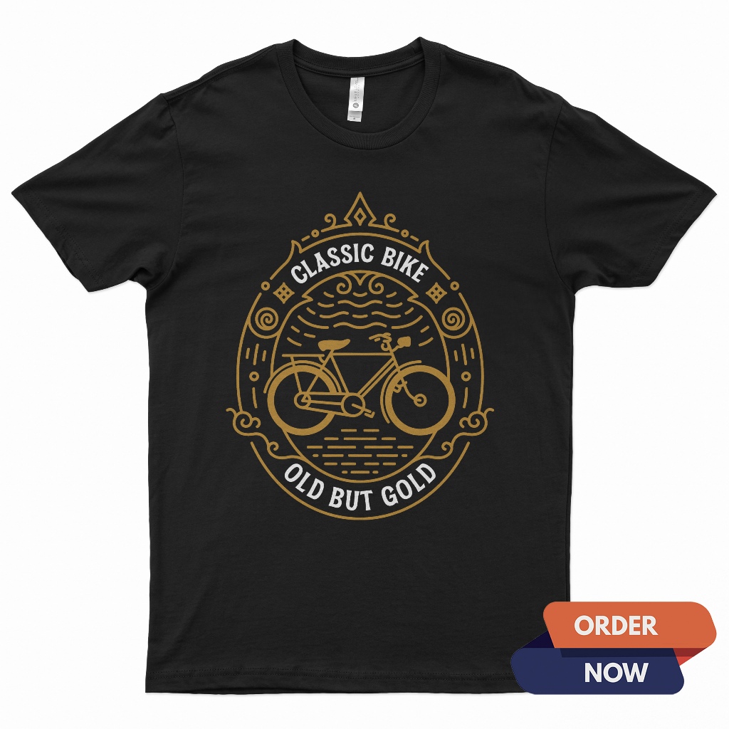 KAOS OLD BUT GOLD SEPEDA GOWES ONTHEL T-SHIRT JERSEY