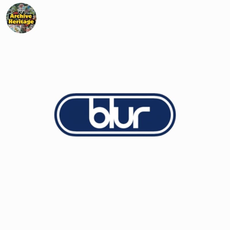 

sticker band rock Blur logo stiker