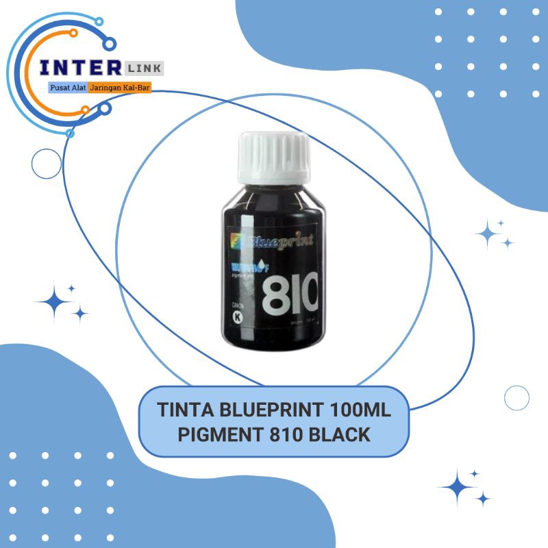 Tinta Blueprint 100ML Pigment 810 Black