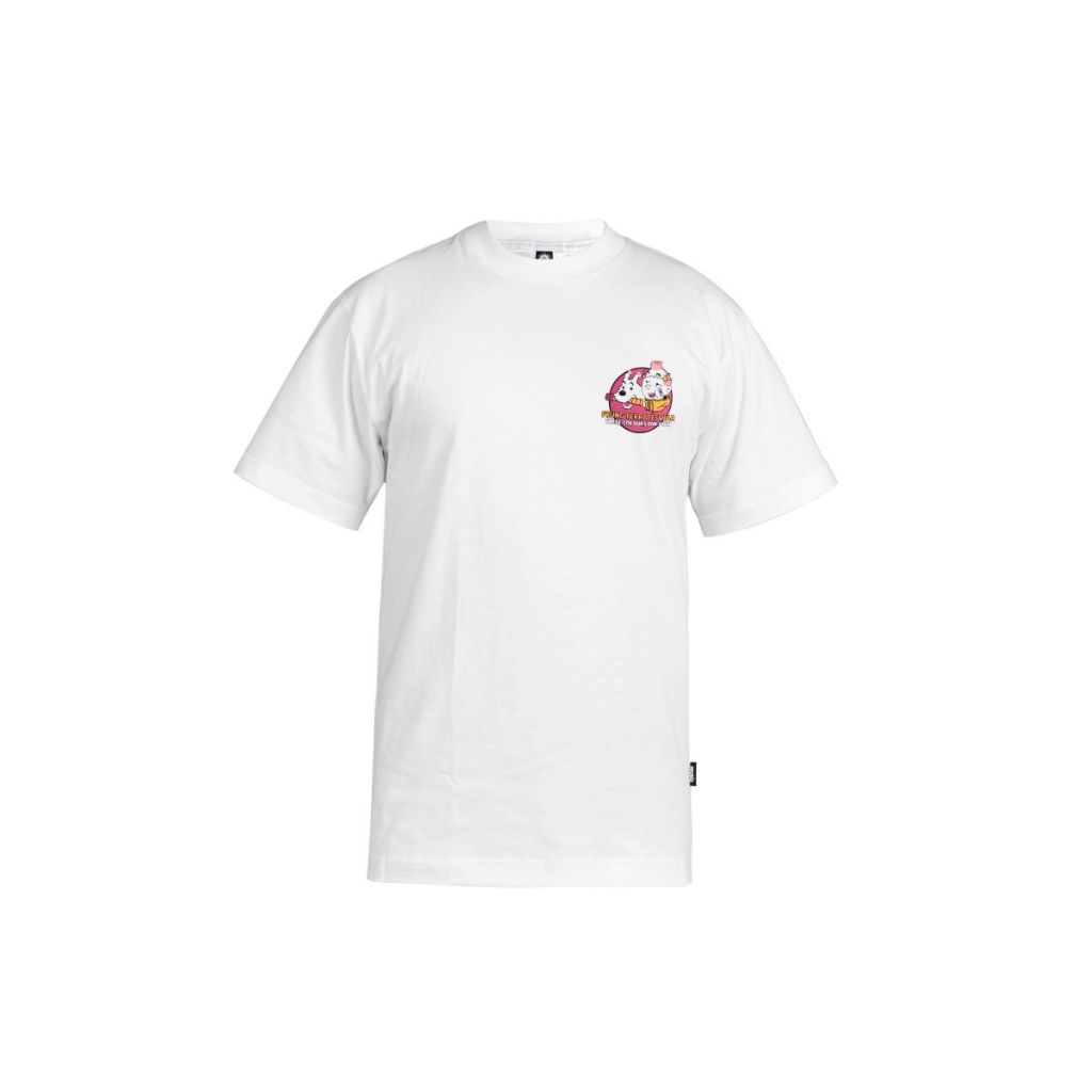 Prung The Mob Kaos Tintin Warna Putih Tshirt Casuals Football Hooligans