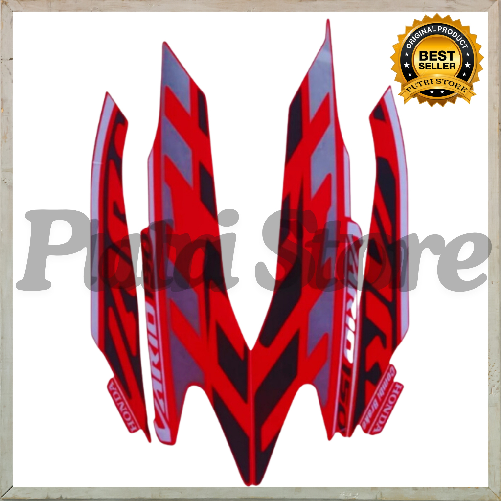 STIKER STRIPING HONDA VARIO 125 2020 2021 MERAH FULL LIST BODY VARIO 125 NEW 2021 CLICK