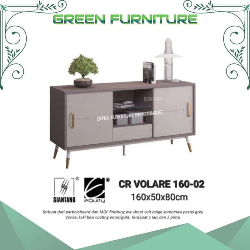 meja tv siantano CR VOLARE 160-02 rak tv credenza meja tv minimalis premium